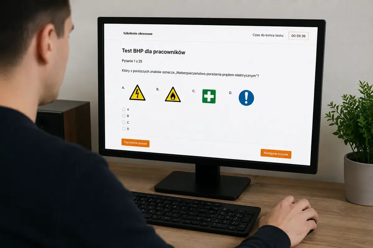Testy bhp online - jak pomagają ukończyć szkolenie okresowe